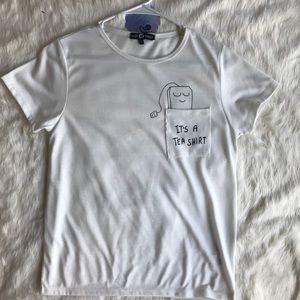 White T-shirt Daisy Street